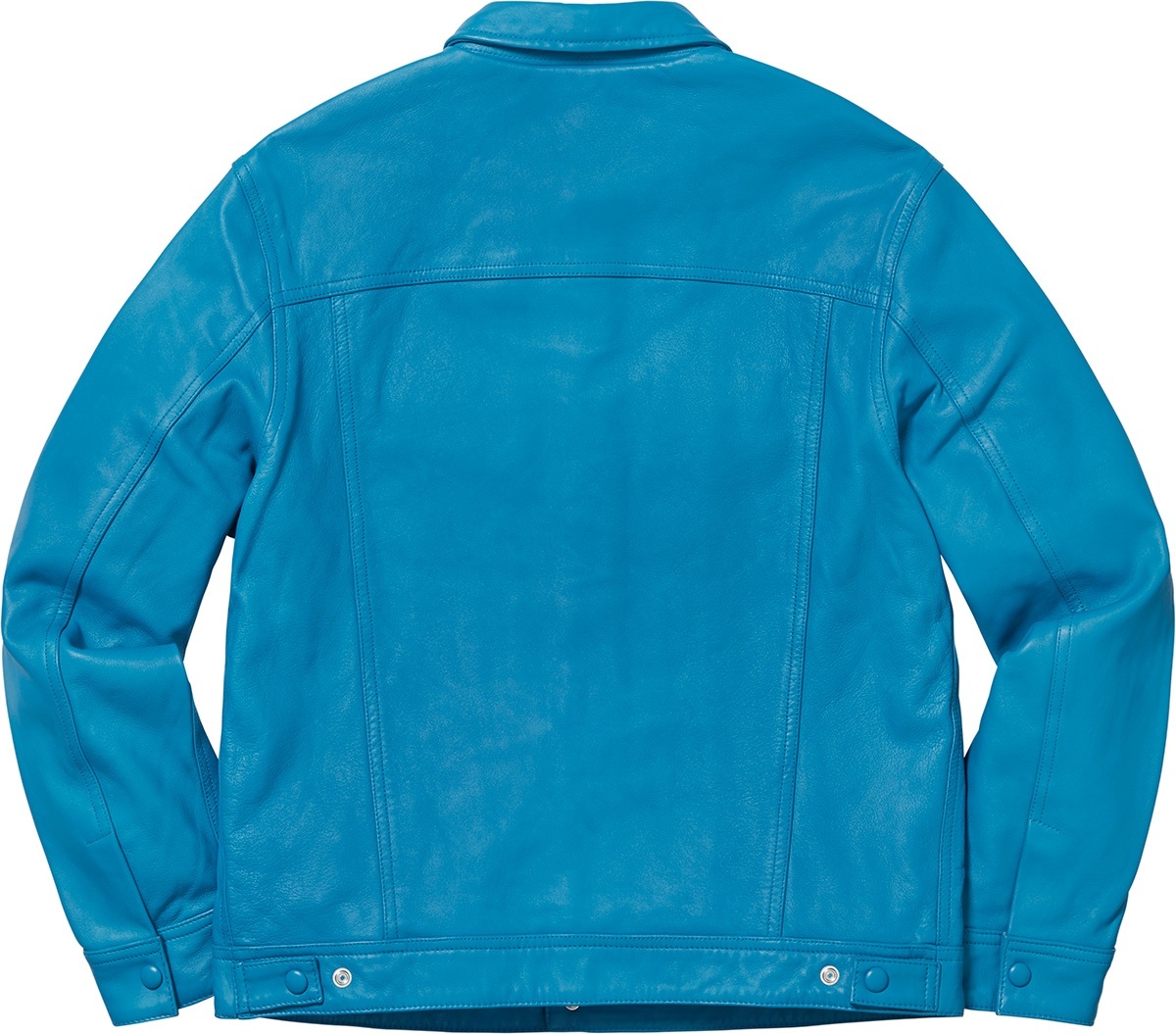Leather Trucker Jacket view 12